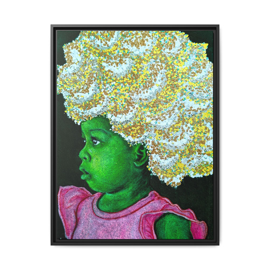 "Red" Matte Canvas, Framed (Multi-color)