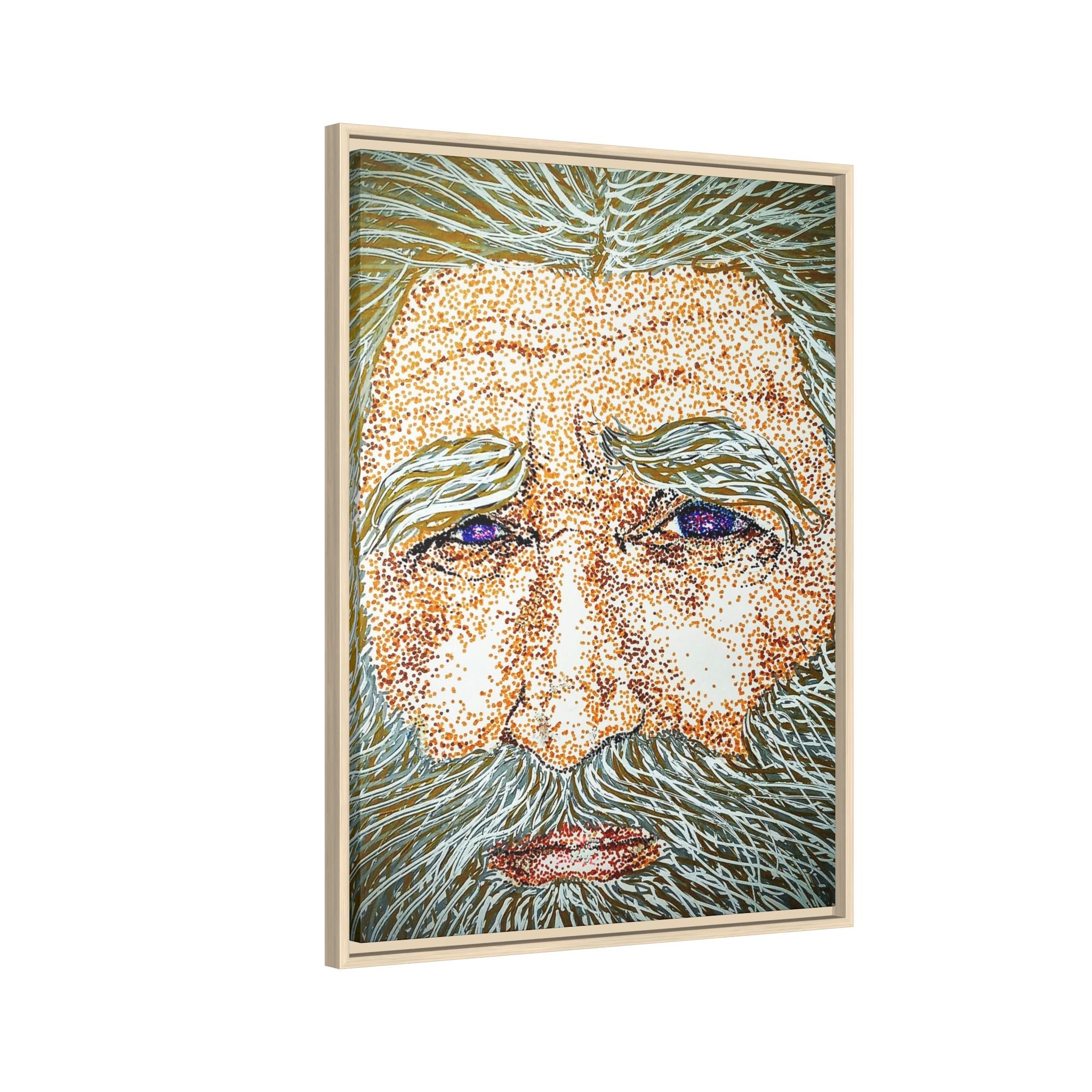 "Mr. Forever" Matte Canvas, Framed (Multi-color)