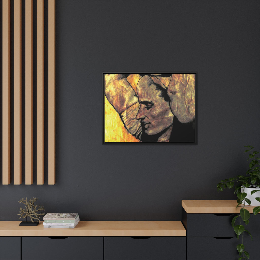 "Heavy Heart" Matte Canvas, Framed (Multi-color)