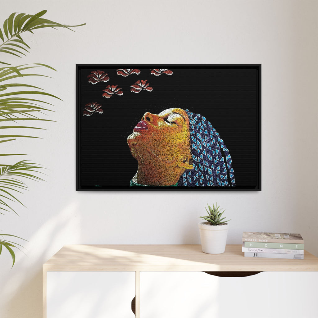 "Essence" Matte Canvas, Framed (Multi-color)