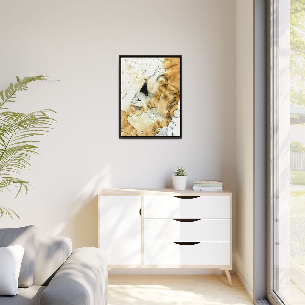 "Gumball" Matte Canvas, Framed (Multi-color)