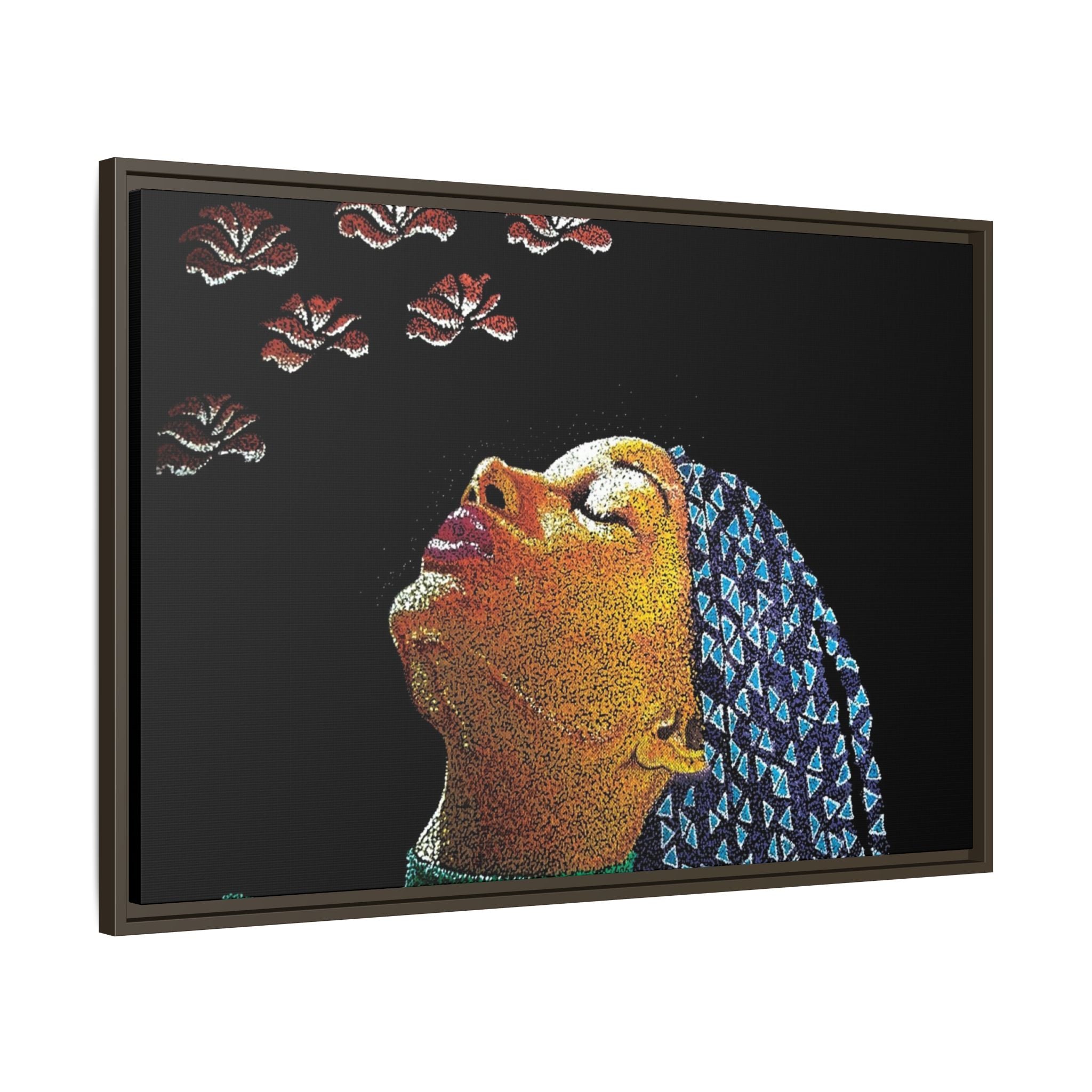 "Essence" Matte Canvas, Framed (Multi-color)