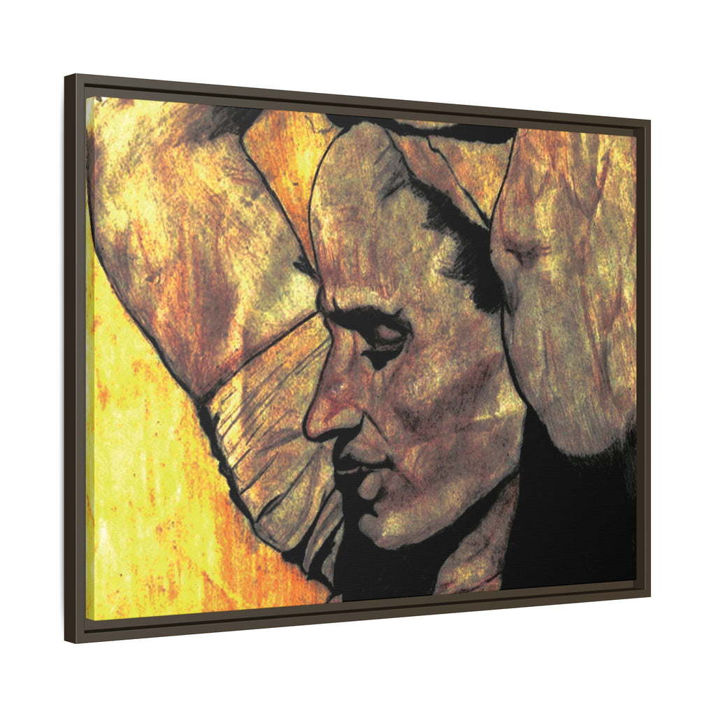"Heavy Heart" Matte Canvas, Framed (Multi-color)