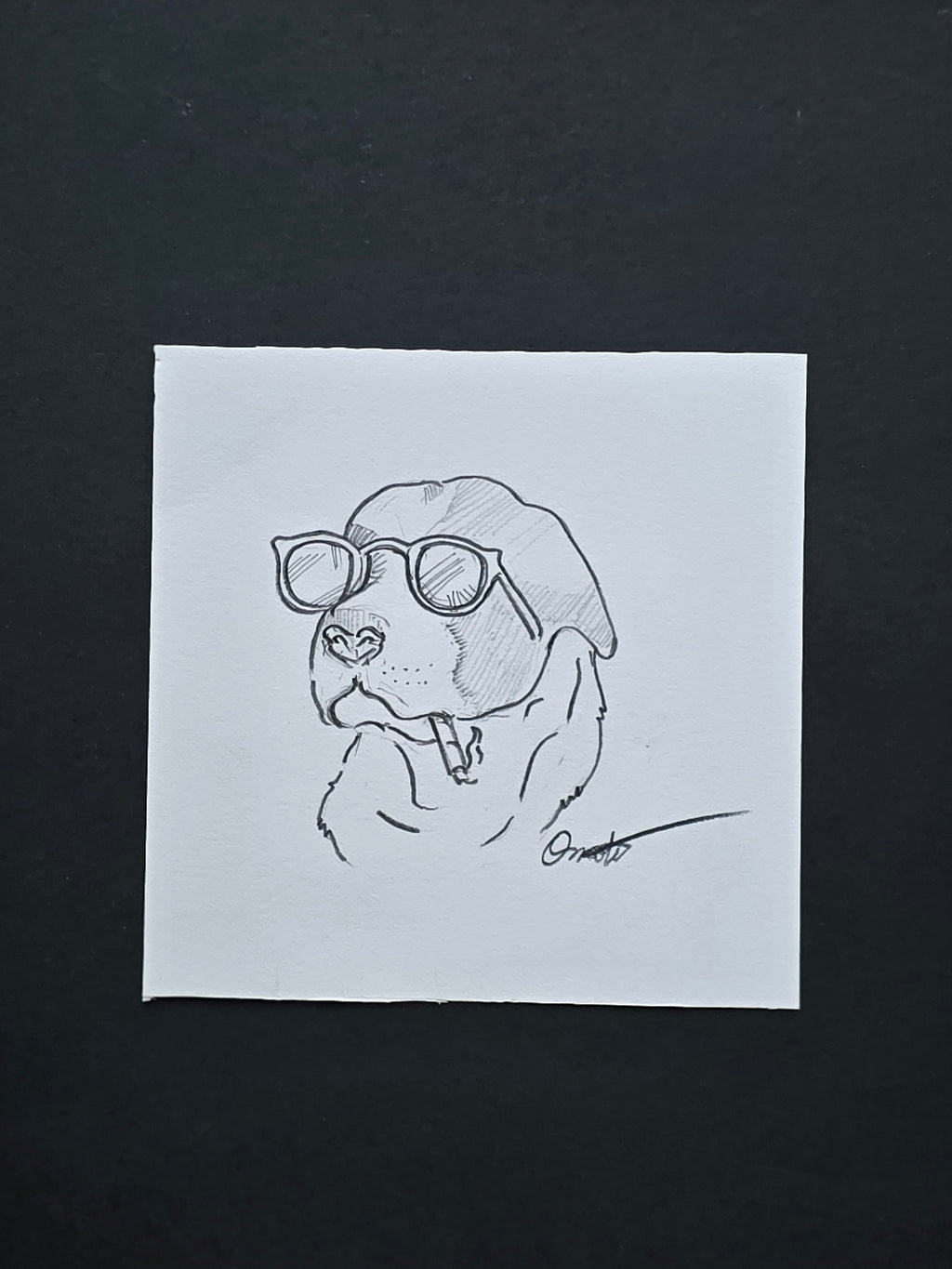 Ruff Day: Original Art Piece (Framed)