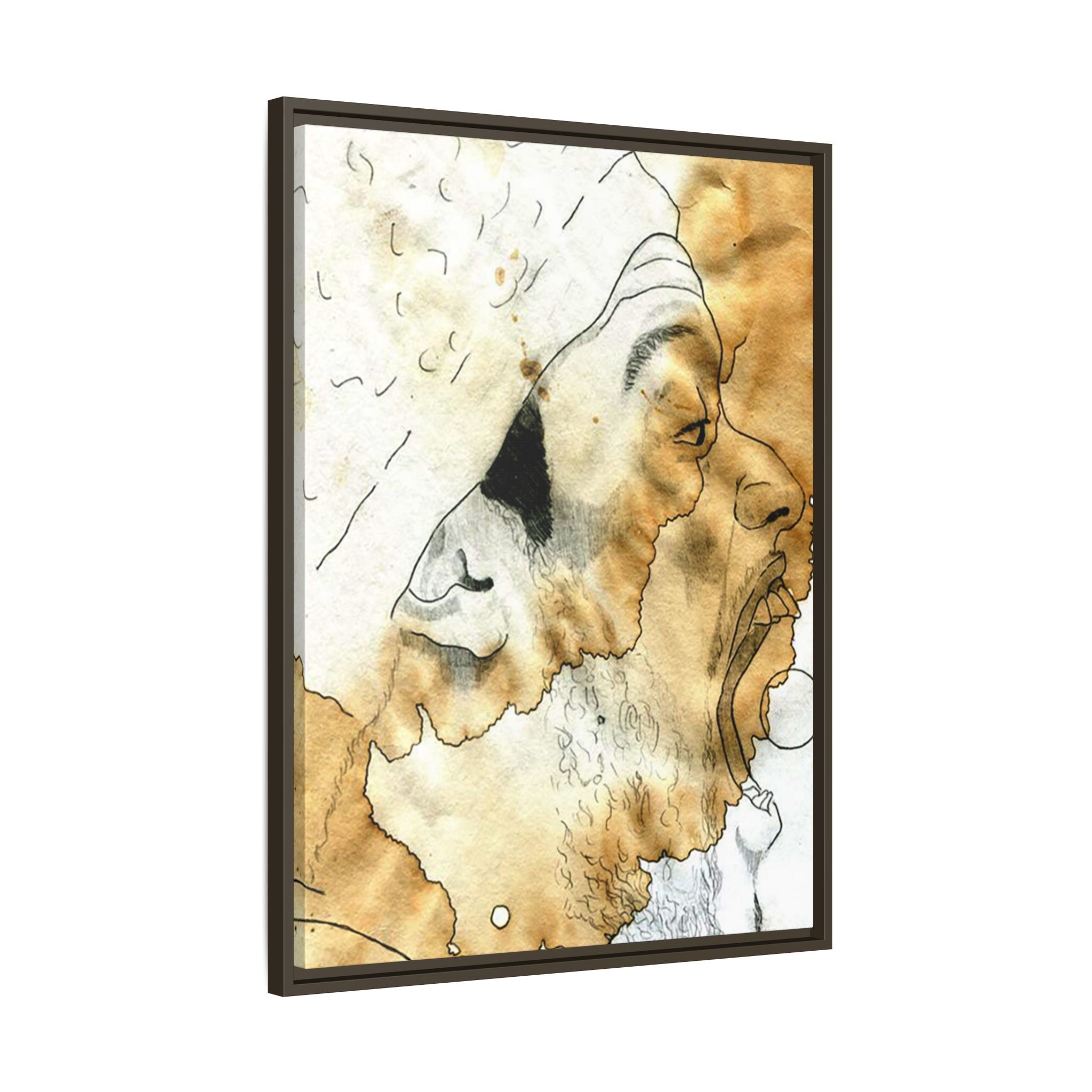 "Gumball" Matte Canvas, Framed (Multi-color)