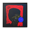 "Bubble" Matte Canvas, Framed (Multi-color)