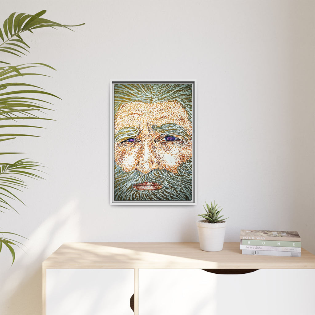 "Mr. Forever" Matte Canvas, Framed (Multi-color)