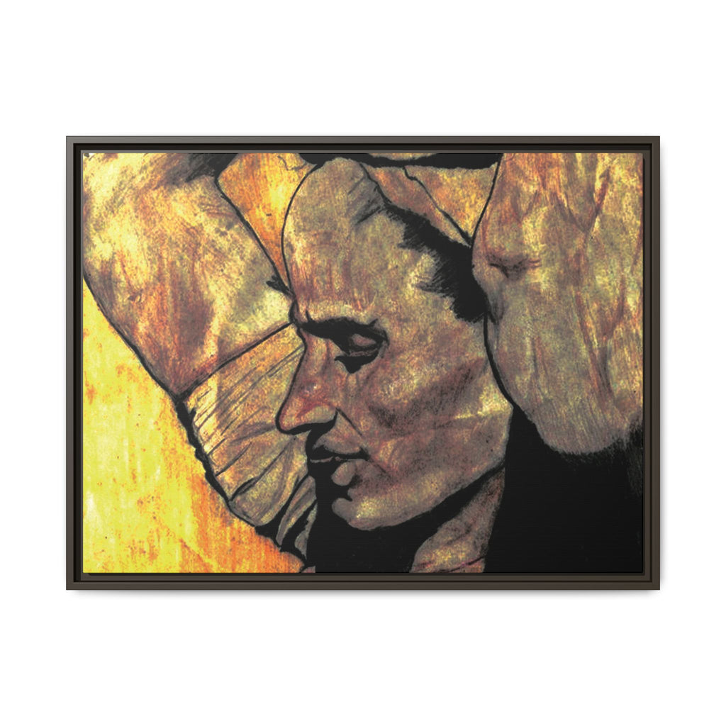 "Heavy Heart" Matte Canvas, Framed (Multi-color)
