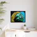 "Cascade" Matte Canvas, Framed (Multi-color)